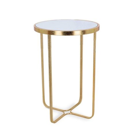 Mesa em Metal Dourado 18945 61x40,5cm Mart