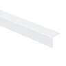 Perfil Cantoneira Alumínio Branco Aba Igual 3/4" x 3 Metros - 3