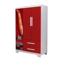 Ver imagem 2 de Guarda Roupa Infantil Carro Compacto Mdf Alta Qualidade:vermelho