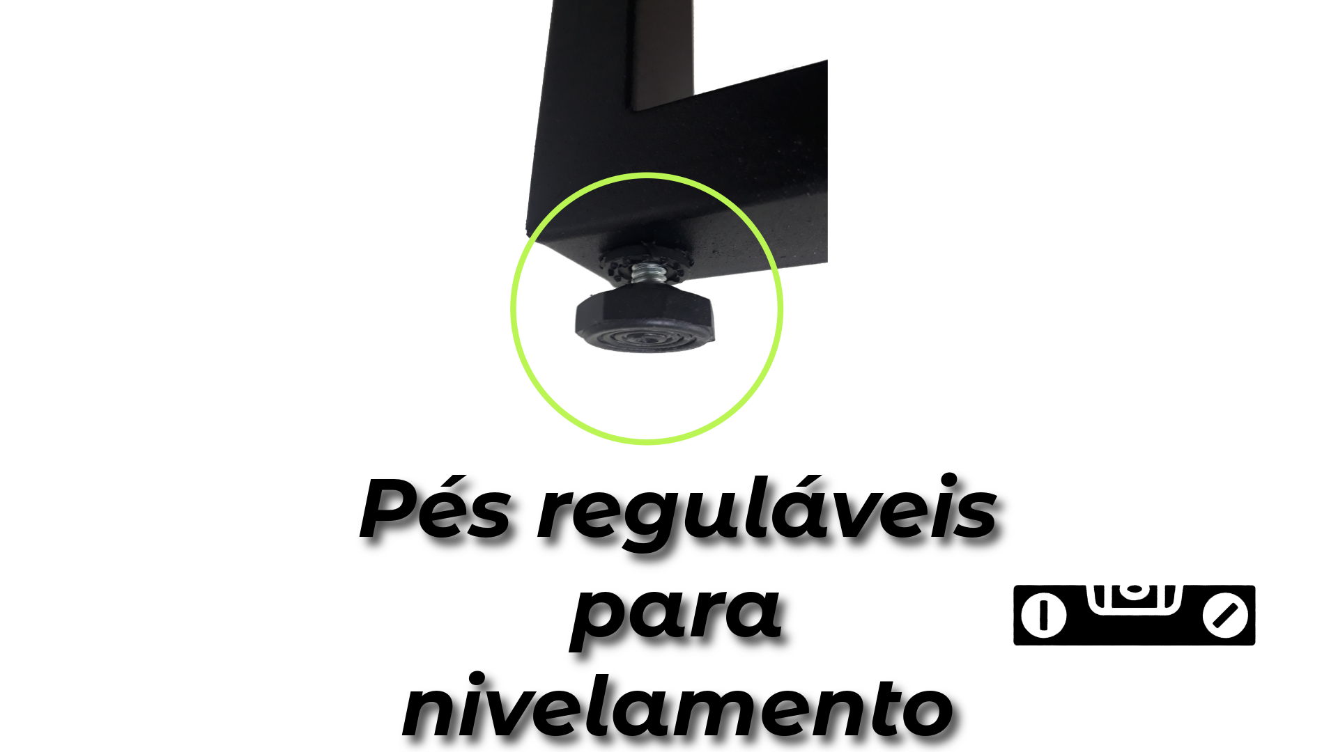 Par Pé de Mesa Estilo Industrial Escritório Jantar Homeoffice Gamer - 4