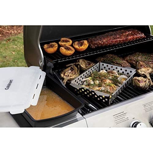 Cuisinart Conjunto de Cesta para Marinar e Grelhar em Aço Inoxidável - 10