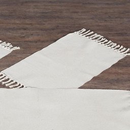 Jogo de Passadeira Veneza 3 Peças em Tear 100% Algodão - Liso Cru - 2