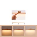 Ver imagem 2 de Arandela LED sem Fio Madeira Magnética 360º Recarregável USB