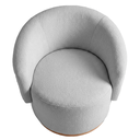 Ver mais imagens de Kit 02 Poltrona Decorativa Orgânica Espanha para Sala Bouclê:cinza Claro