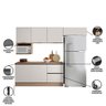 Cozinha Completa Etna 6 Peças Nicho Micro-ondas Poliman Móveis - 4