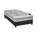 Ver imagem 1 de Cama Box Solteiro: Colchão Molas Pocket Ensacadas Castor Super luxo Látex Plush Double Face +