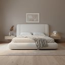 Ver imagem 1 de Cama Casal 138x188 Cloud - Boucle/Off White
