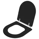 Ver imagem 2 de Assento Sanitário Poliester Calypso Preto para Vaso Incepa