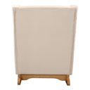 Ver imagem 7 de Poltrona de Amamentação e Descanso Áquilla com Base Balanço e Puff Veludo Bege - Desk Design