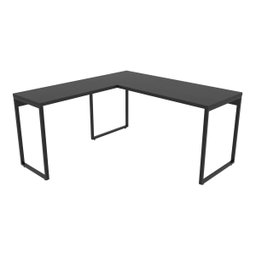 Mesa De Escritório Em L Estilo Industrial 1,50x1,50m Kuadra - 2