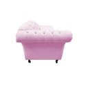 Ver imagem 7 de Recamier Decorativo Divã Styllus Lado Esquerdo Couro Rosa Bebê