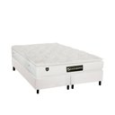 Ver imagem 1 de Cama Box Queen: Colchão Molas Ensacadas Luckspuma Lucksfaction Plus + Base White(158x198)