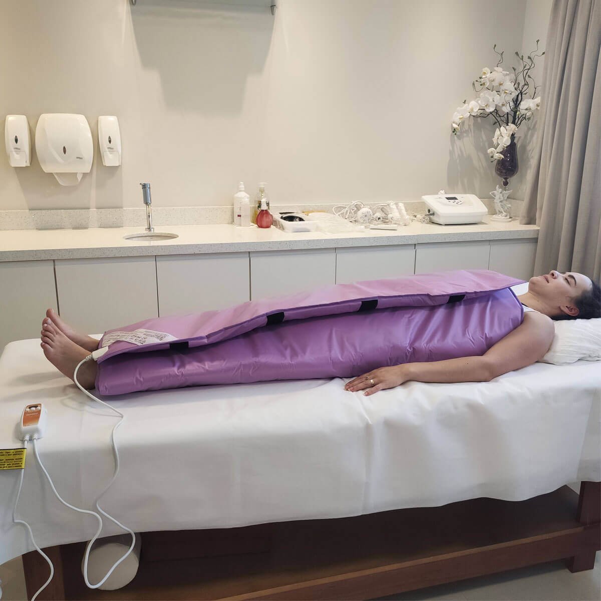 Manta Térmica Estética Corpo Inteiro Bivolt Redução Medidas Bioterm ...