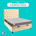Ver imagem 4 de Kit Cama Box Bau + Cabeceira + Colchão Casal D23 - Pro - Inducol