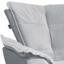 Ver imagem 2 de Poltrona Namoradeira Pés Palito Charger Veludo Cinza G19 - Gran Belo