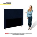 Ver imagem 3 de Cabeceira Cama Box Casal Queen Size Mali 160cm Azul Marinho