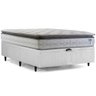 Cama Box Baú Herval Casal Adapt, 80x138x188 cm, Molas Ensacadas - 1