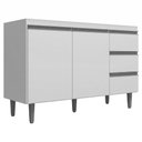 Ver imagem 5 de Balcão Gabinete Andréia 2 Portas 3 Gavetas MDP 116cm AJL Móveis
