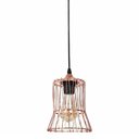 Ver imagem 6 de Lustre Pendente Luminaria Decorativa Ajustavel Design Moderno Metal Aramado Casa Mezanino Sala