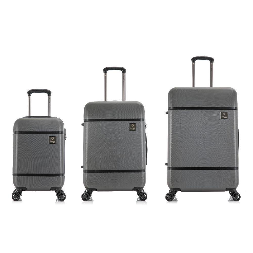 Conjunto de Malas de Viagem Pmg Mônaco Swiss Move Grafite - 5