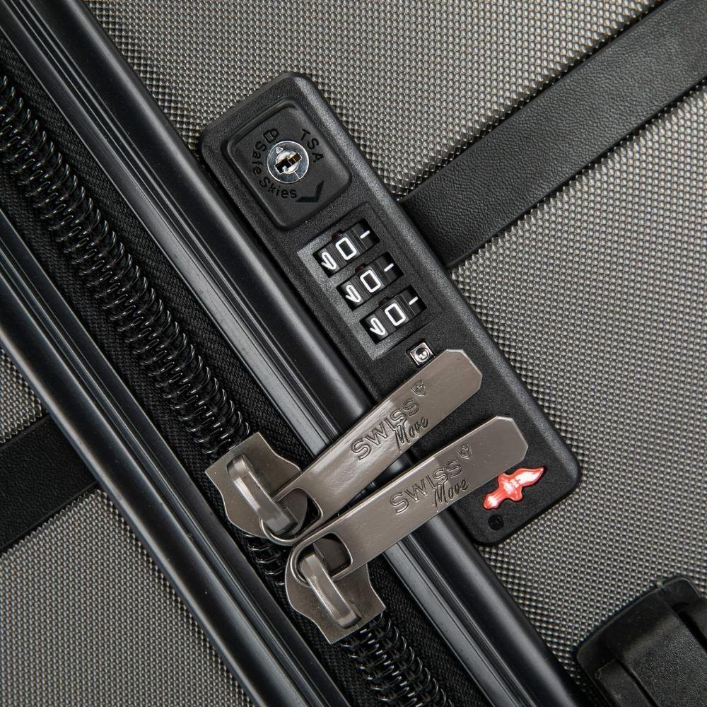 Conjunto de Malas de Viagem Pmg Mônaco Swiss Move Grafite - 7