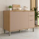 Ver imagem 1 de Balcão de Cozinha 120 cm Colors 3 Portas 2 Gavetas Freijó/Pinole - Kits Paraná