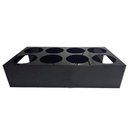 Ver imagem 2 de Suporte para 8 Bisnagas Fifo 473 Ml Acrílico Preto Sb8-2 Sb6-2