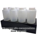 Ver imagem 3 de Suporte para 8 Bisnagas Fifo 473 Ml Acrílico Preto Sb8-2 Sb6-2