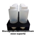 Ver imagem 4 de Suporte para 8 Bisnagas Fifo 473 Ml Acrílico Preto Sb8-2 Sb6-2