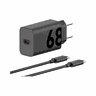 Carregador Turbo Power 68w Com Cabo USB-C Original Motorola - 2