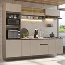 Ver imagem 2 de Armário de Cozinha Completa 260 Cm Suspenso Crema Nice Madesa 14