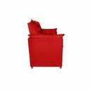 Ver imagem 7 de Sofá Alice 2 Lugares 140cm Vermelho Suede Compacto Império Decor