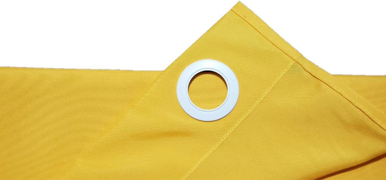 Cortina Oxford Amarelo-Canário 300X230 Fabritex Enxovais - 2