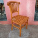 Ver imagem 3 de Kit 4 Cadeira Leque em Madeira Maciça de Demolição Sudeste Rústico