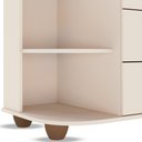 Ver mais imagens de Cômoda Infantil com Cantoneira e 4 Gavetas 100% Mdf New Lorena Off White - Phoenix Phoenix Baby