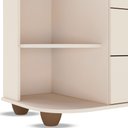 Ver mais imagens de Cômoda Infantil com Cantoneira e 4 Gavetas 100% Mdf New Lorena Off White - Phoenix Phoenix Baby
