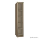 Ver imagem 1 de Guarda Roupa Modulado 01 Porta Vidro 245cm com Prateleira Setiba