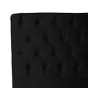 Ver imagem 7 de Cabeceira Estofada Recamier Baú para Cama Box 160cm Queen:Preto