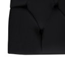 Ver imagem 3 de Cabeceira Estofada Recamier Baú para Cama Box 160cm Queen:Preto