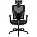 Ver imagem 1 de Cadeira Ergonomica Yama1 Preta Thunderx3