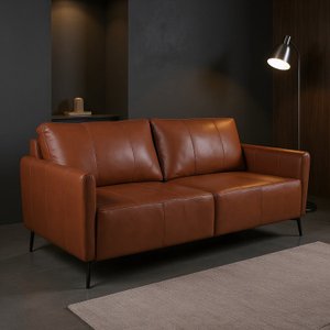 Sofá de Couro Legítimo Porto Rico 240 Cm