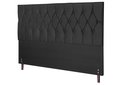 Ver imagem 1 de Cabeceira Madri Preto Estofada para Cama Box Solteiro 94cm Quarto Luxo Jbe Móveis