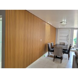 Painel Ripado Estrutural 270x30,5cm: 01 Unid. (0,82m²) Mdf - Talatto Painéis - Peroba - 7