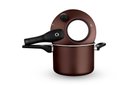 Ver imagem 5 de Mta 9195 Panela de Pressão Antiaderente com Visor Chocolate 4,5l