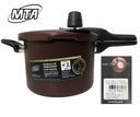 Ver imagem 2 de Mta 9195 Panela de Pressão Antiaderente com Visor Chocolate 4,5l