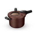 Ver imagem 1 de Mta 9195 Panela de Pressão Antiaderente com Visor Chocolate 4,5l