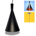 Ver imagem 1 de Pendente Taj Mahal Preto Fosco com Interior Laranja