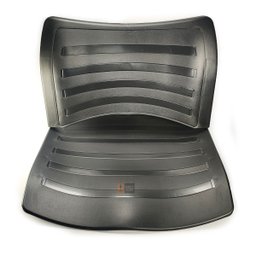 Kit Assento/encosto em Plastico Preto Masticmol Iso Polipro - 1
