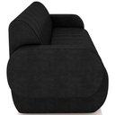 Ver imagem 6 de Sofá 3 Lugares Sala Living Orgânico 188cm Fávara K01 Couríssimo Preto - Lyam Decor