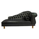Ver imagem 1 de Recamier Capitonê Chesterfield 1,60cm:CORAN. PRETO